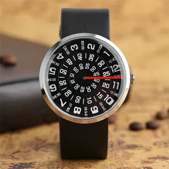 PAIDU Creative Turntable Men Watch Unique Rotation Dial Casual Sport Quartz Wristwatch Fashion Leisure Student Unisex Cool Clock
PAIDU Creative Turntable Men Watch Unique Rotation Dial Casual Sport Quartz Wristwatch Fashion Leisure Student Unisex Cool Clock