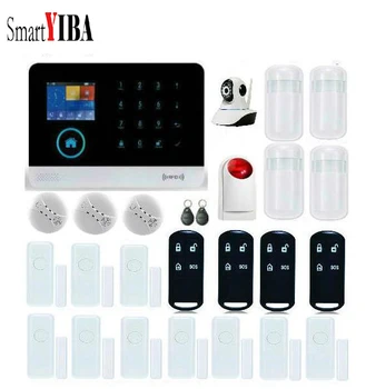 SmartYIBA House intelligent DIY Wireless GSM WIFI Alarm Video IP Camera Fire Smoke Alarm Kits For Home Security Alarm Sytem
SmartYIBA House intelligent DIY Wireless GSM WIFI Alarm Video IP Camera Fire Smoke Alarm Kits For Home Security Alarm Sytem
