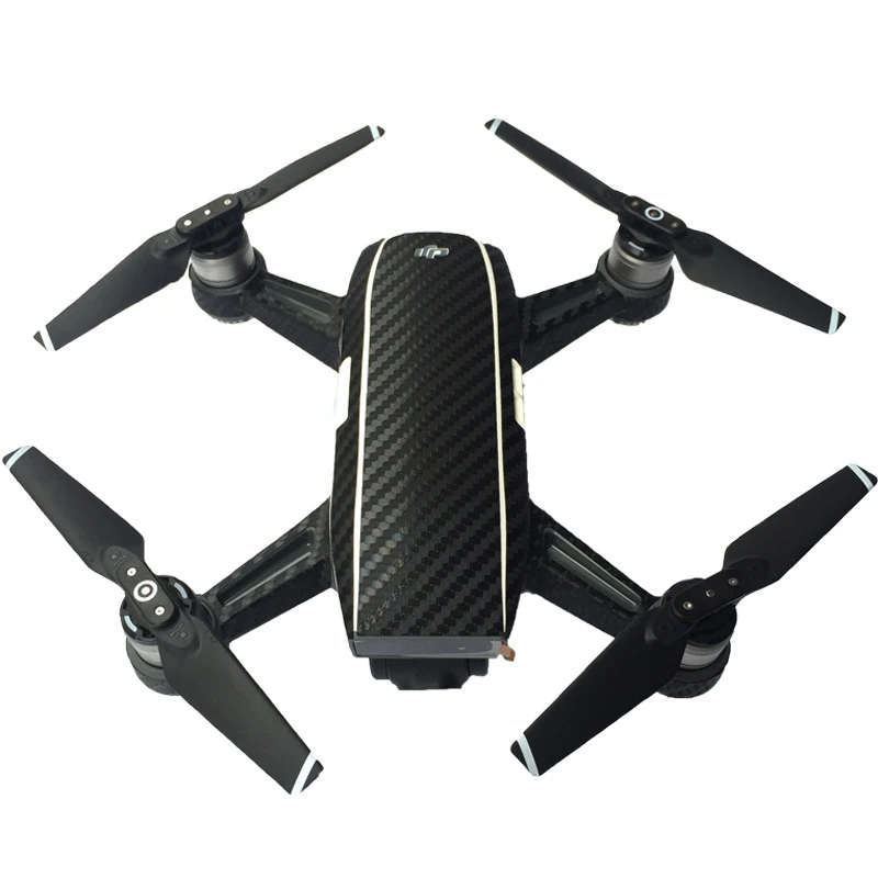Spark Waterproof FPV Protective Carbon Fiber Skin Cover Sticker For DJI Camera Drone Decals Accessory | Электроника