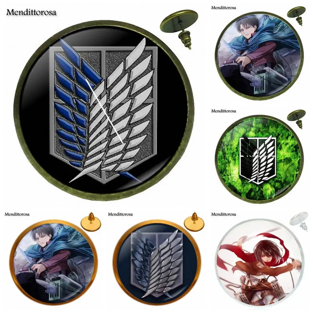 Attack on Titan Levi Ackerman For Unisex Glass Cabochon Jewelry With Statement Bronze/Silver/Golden Clip Ear Hook Stud Earring
Attack on Titan Levi Ackerman For Unisex Glass Cabochon Jewelry With Statement Bronze/Silver/Golden Clip Ear Hook Stud Earring
