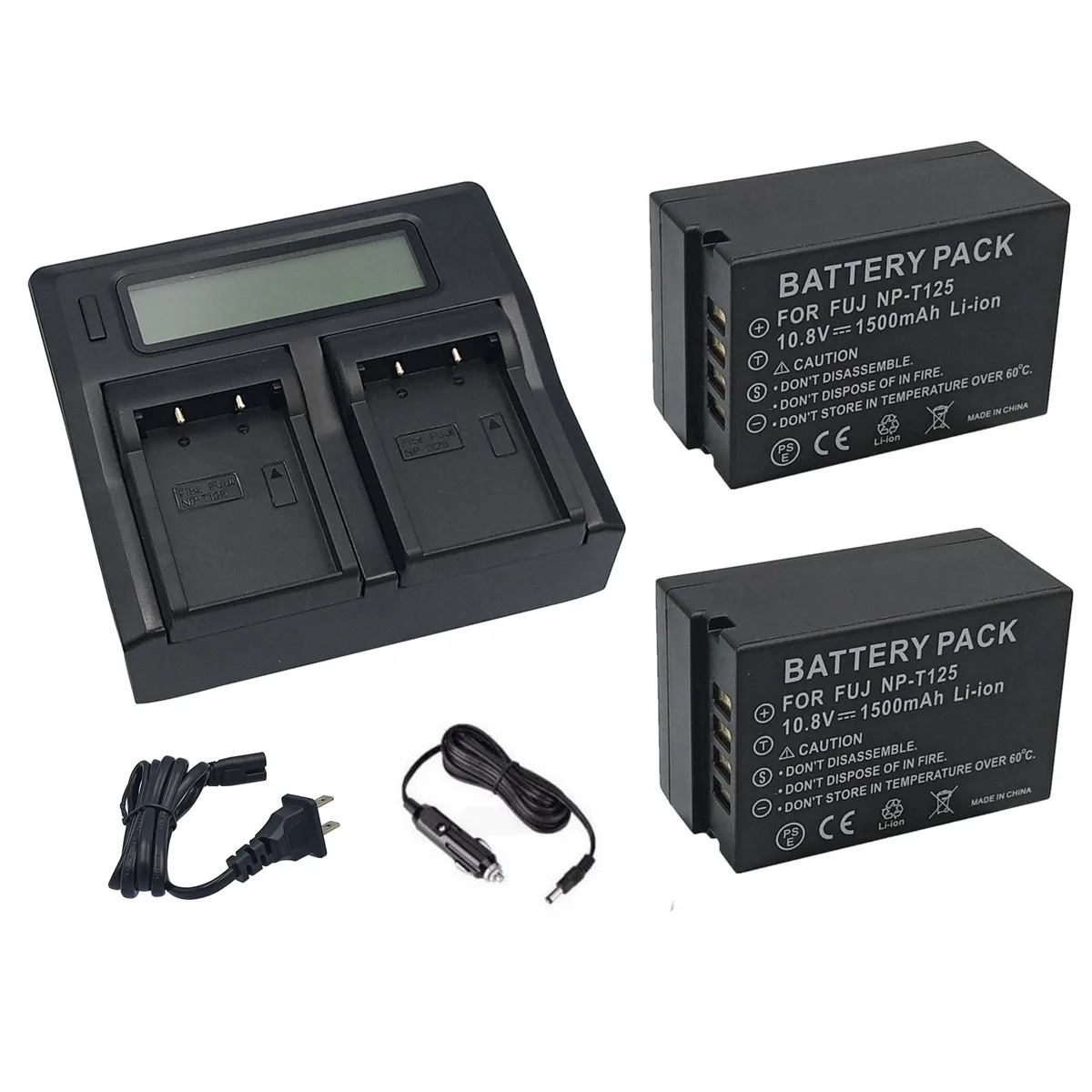 2 Pcs 1500mAH NP-T125 Battery with Dual Slots NP-T125 Battery Charger for FUJI GFX 50R GFX 50S Camera Battery
2 Pcs 1500mAH NP-T125 Battery with Dual Slots NP-T125 Battery Charger for FUJI GFX 50R GFX 50S Camera Battery