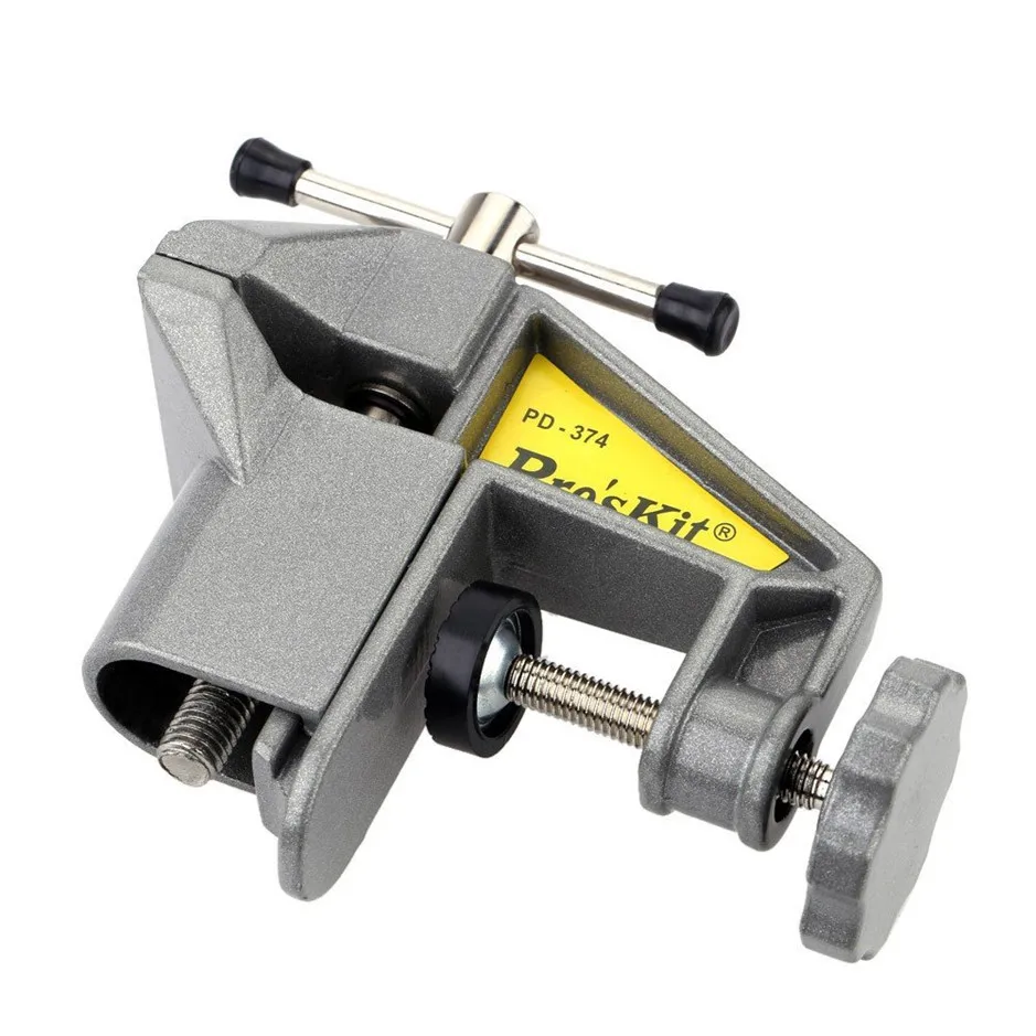 Pro'skit PD-374 Mini table vise Multi-functional small metal vise / bench vice,table vice OPENING 40mm Width 60mm
Pro'skit PD-374 Mini table vise Multi-functional small metal vise / bench vice,table vice OPENING 40mm Width 60mm
