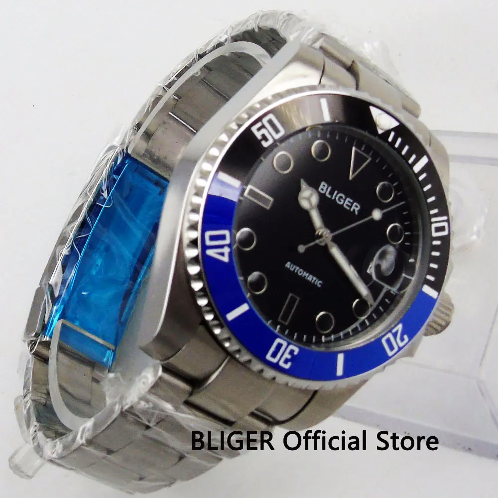 Fashion Sapphire Crystal 43MM Men's Watch Date Window Ceramic Bezel MIYOTA Automatic Movement Wristwatch
Fashion Sapphire Crystal 43MM Men's Watch Date Window Ceramic Bezel MIYOTA Automatic Movement Wristwatch
