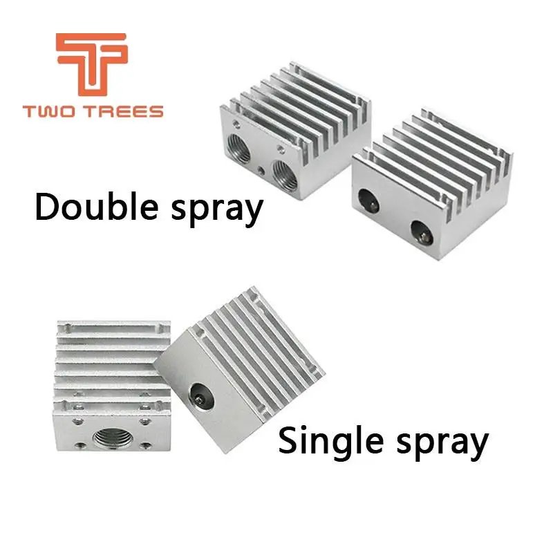 V6 heat sink for Chimera multi extruder aluminium alloy dual head cooling fin 30*30*18mm For 3D Printer part
V6 heat sink for Chimera multi extruder aluminium alloy dual head cooling fin 30*30*18mm For 3D Printer part