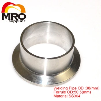 High Quality 38MM 1-1/2" 1.5" OD Sanitary Weld on 50.5mm Ferrule Tri Clamp Stainless Steel Pipe Sanitary Fitting SS304 SW-38
High Quality 38MM 1-1/2" 1.5" OD Sanitary Weld on 50.5mm Ferrule Tri Clamp Stainless Steel Pipe Sanitary Fitting SS304 SW-38