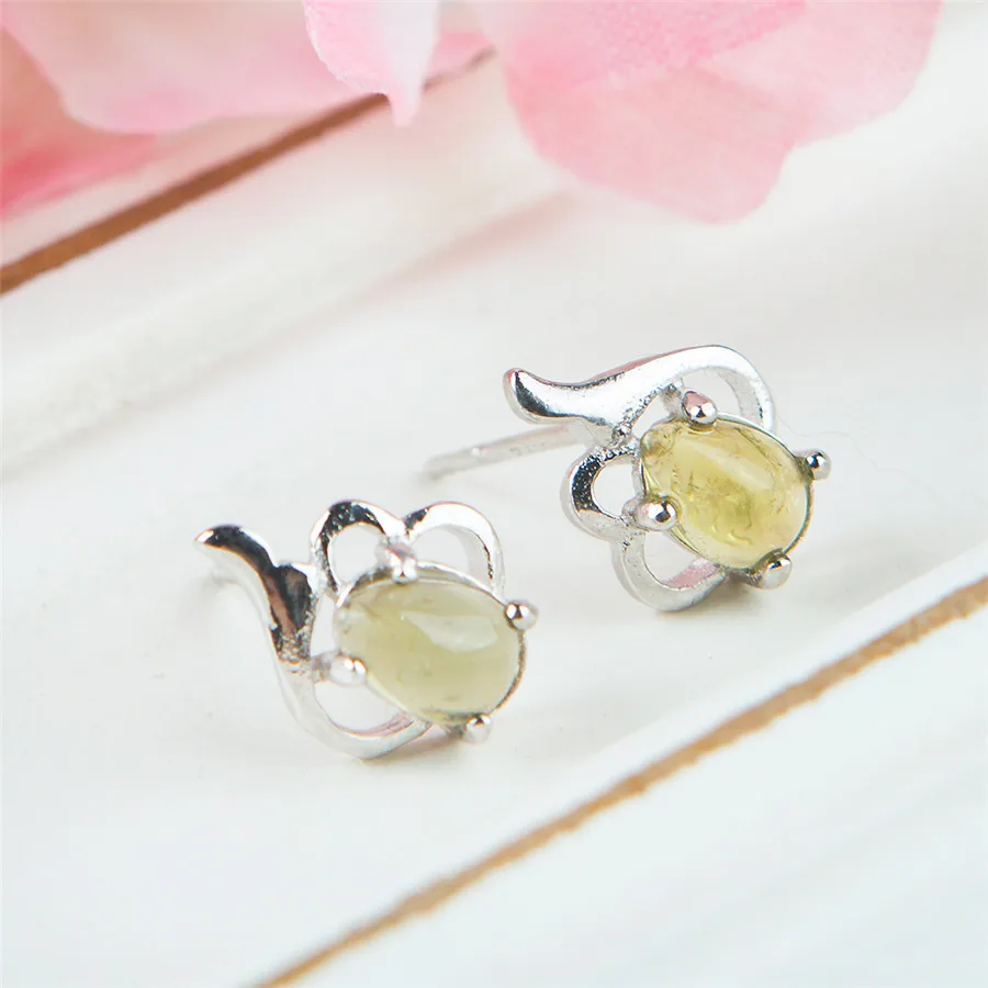 Genuine Natural Yellow Tourmaline Gems Stone Bead Lady Fashion Sterling 925 Silver Stud Earring
Genuine Natural Yellow Tourmaline Gems Stone Bead Lady Fashion Sterling 925 Silver Stud Earring