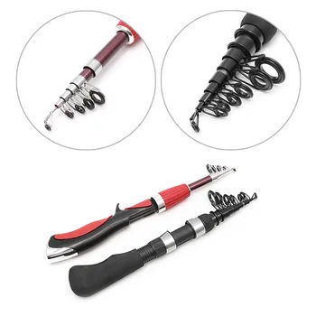 Portable Carbon Fiber Telescope Fishing Rod Travel Rock Spinning Fishing Tackles fishing Tackle Accessories
Portable Carbon Fiber Telescope Fishing Rod Travel Rock Spinning Fishing Tackles fishing Tackle Accessories