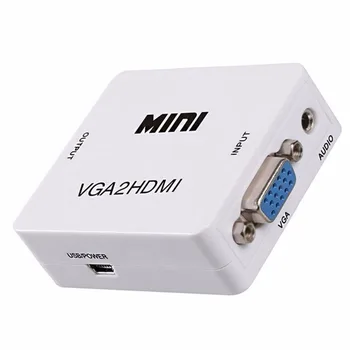 advanced signal VGA 2 HDMI Mini VGA to HDMI Converter with 1080P Audio Adapter Connector for Notebook PC for HDTV Projector
advanced signal VGA 2 HDMI Mini VGA to HDMI Converter with 1080P Audio Adapter Connector for Notebook PC for HDTV Projector