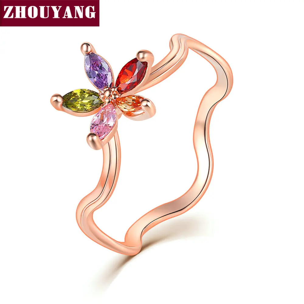 Top Quality ZYR009 Summer Multicolour Follower Rose Gold Color Ring Austrian Crystals Full Sizes
Top Quality ZYR009 Summer Multicolour Follower Rose Gold Color Ring Austrian Crystals Full Sizes