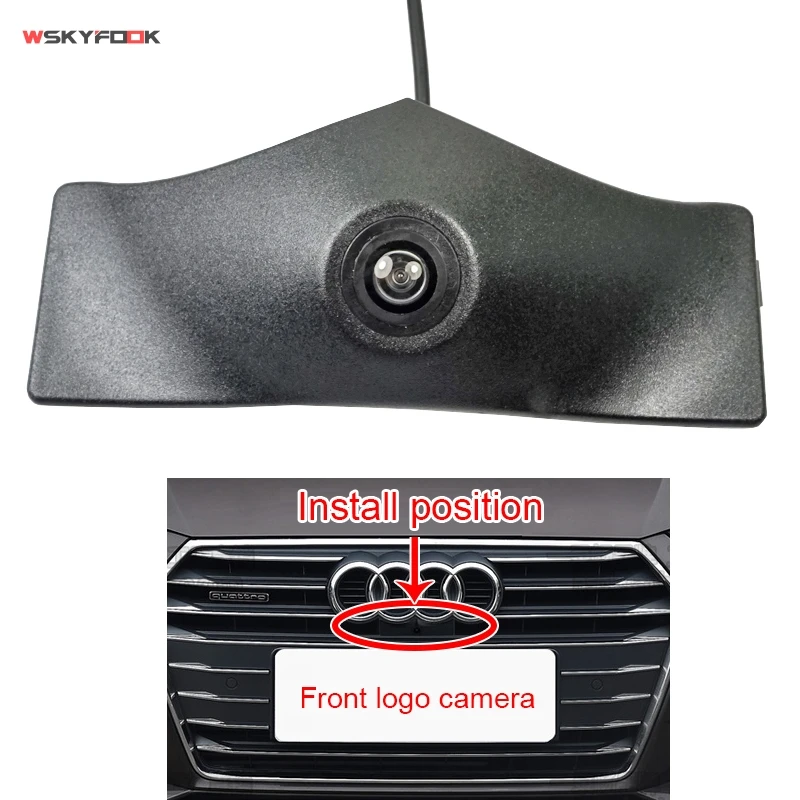 600L CCd Night Vision Car Front View Positive Image Parking Camera for Audi A6 2018 Install under the car logo
600L CCd Night Vision Car Front View Positive Image Parking Camera for Audi A6 2018 Install under the car logo