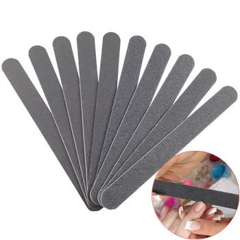 Wholesale 50Pcs Black Nail Art Styling tools Sanding Nail File Buffer For Salon Manicure UV Gel Polisher Nail Files Polish Tool