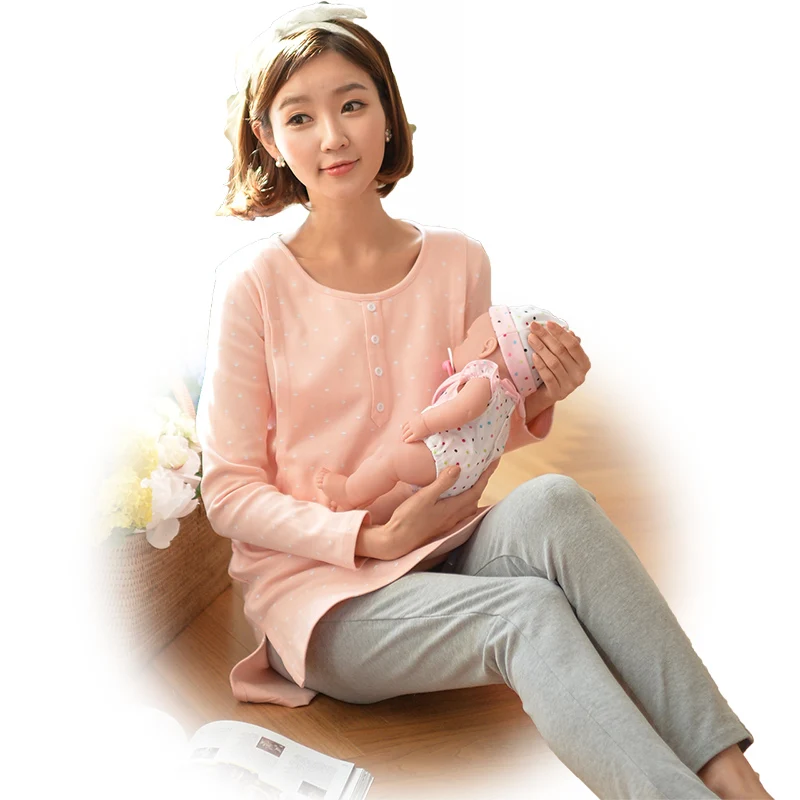 2017 new pajamas warm clothes for pregnant woman pure cotton full sleeve nightclothes for pregnant woman 2017 new pajamas warm clothes for pregnant woman pure cotton full sleeve nightclothes for pregnant woman<br><br>Aliexpress