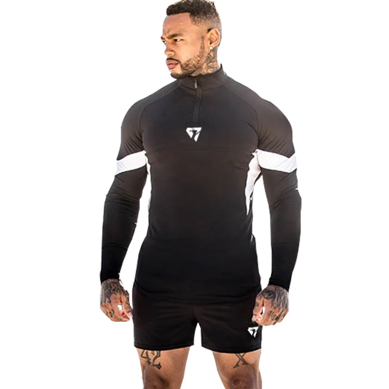 Compression T-shirt Tights Men Fitness Running traing Shirt quick drying Breathable Long Sleeve top Sports Rashgard Gym Cycling
Compression T-shirt Tights Men Fitness Running traing Shirt quick drying Breathable Long Sleeve top Sports Rashgard Gym Cycling