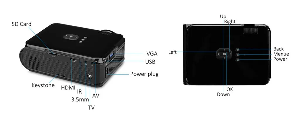 VIVICINE VC90 WIFI Led Projector (5)