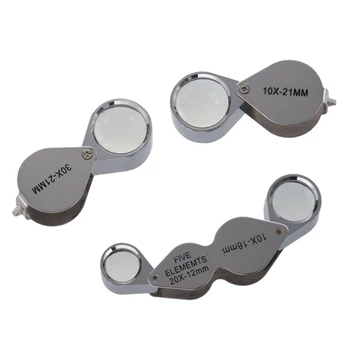Wholesales 3 pcs Jeweler Eye magnifier Set 10x + 30x + Dual Enlargement Magnifying Glass
Wholesales 3 pcs Jeweler Eye magnifier Set 10x + 30x + Dual Enlargement Magnifying Glass