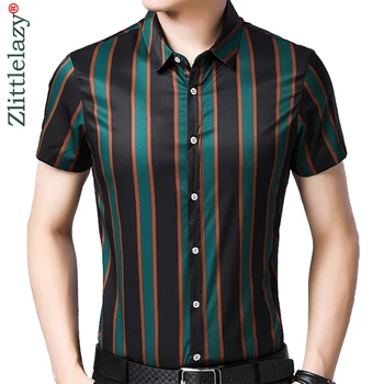 2019 new casual summer luxury striped short sleeve slim fit men shirt streetwear social dress shirts mens fashions jersey 50567
2019 new casual summer luxury striped short sleeve slim fit men shirt streetwear social dress shirts mens fashions jersey 50567