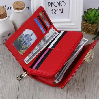 Hot Sale Women Wallet Clutch 2018 New Wallet Split PU Leather Wallet Female Long Wallet Women Zipper Purse Strap Coin Purse
Hot Sale Women Wallet Clutch 2018 New Wallet Split PU Leather Wallet Female Long Wallet Women Zipper Purse Strap Coin Purse
