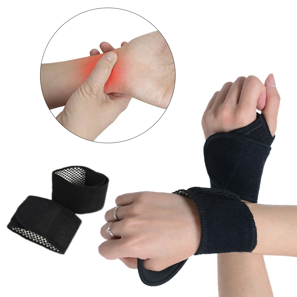 Vertvie 1 Pair Self-heating Health Care Wrist Belt Sports Wristbands Men Sporting Protector Gym Power Training Bracers Women
Vertvie 1 Pair Self-heating Health Care Wrist Belt Sports Wristbands Men Sporting Protector Gym Power Training Bracers Women