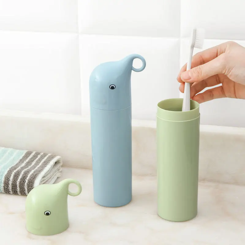 Portable Elephant Toothbrush Cup Travel Couple Brushing Cups Plastic Toothbrush Box Wash Cups
Portable Elephant Toothbrush Cup Travel Couple Brushing Cups Plastic Toothbrush Box Wash Cups