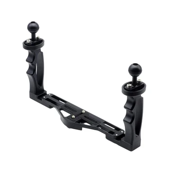 Aluminum Underwater Tray with 1" Ball Head Connect with Diving Light for Underwater Camera Housings
Aluminum Underwater Tray with 1" Ball Head Connect with Diving Light for Underwater Camera Housings