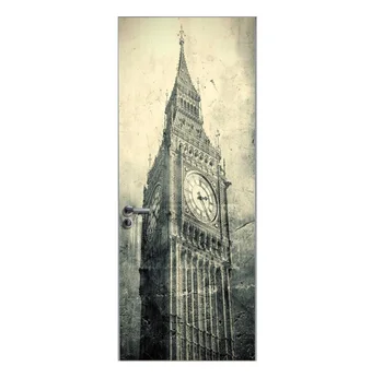 Big Ben Bell Tower Door Sticker PVC Self-adhesive 3D Removable Retro Vintage Wallpaper Living Room Door Decor Decals
Big Ben Bell Tower Door Sticker PVC Self-adhesive 3D Removable Retro Vintage Wallpaper Living Room Door Decor Decals