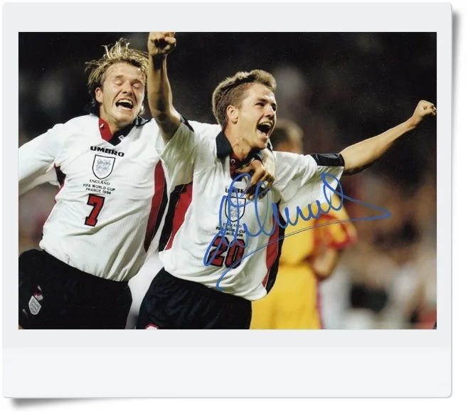 signed Michael James Owen autographed original photo 7 inches freeshipping 062017
signed Michael James Owen autographed original photo 7 inches freeshipping 062017