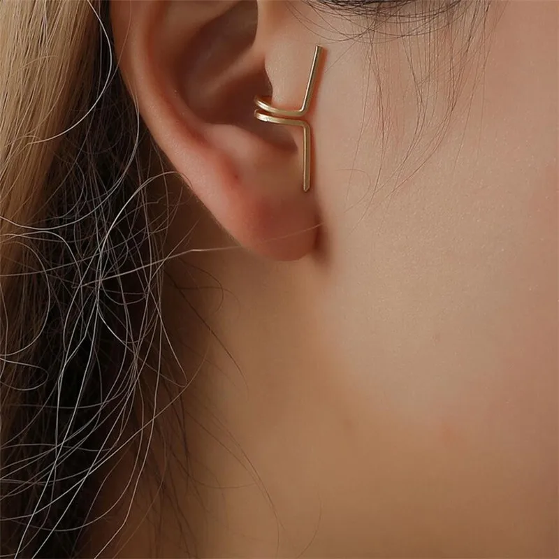 Fashion Clip-on Earrings No Pierced Non-piercing Earcuff Ear Clip Earrings Without Piercing Gold Silver black
Fashion Clip-on Earrings No Pierced Non-piercing Earcuff Ear Clip Earrings Without Piercing Gold Silver black