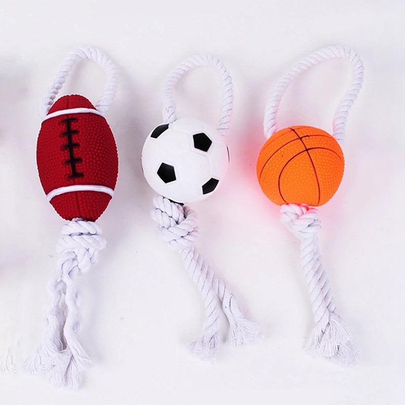 Interactive Funny Pet Ball Toy With Rope Knot Bite Resistant Non Toxic Chew Molar Dog Teeth Cleaning Toy
Interactive Funny Pet Ball Toy With Rope Knot Bite Resistant Non Toxic Chew Molar Dog Teeth Cleaning Toy