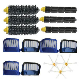 3 Blue AeroVac Filter + 3 set main Brush kit +3 side brush for iRobot Roomba 600 Series 620 630 650 655 660 replacement parts
3 Blue AeroVac Filter + 3 set main Brush kit +3 side brush for iRobot Roomba 600 Series 620 630 650 655 660 replacement parts