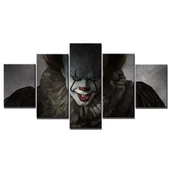 Home Decor Painting On Canvas Wall Art HD Prints 5 Pcs Stephen King's It Posters Wall Pictures for Living Room Artwork
Home Decor Painting On Canvas Wall Art HD Prints 5 Pcs Stephen King's It Posters Wall Pictures for Living Room Artwork