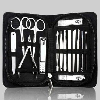 15 in 1 Manicure Set Nail Clipper Kit Utility Pedicure Scissors Tweezer Knife Ear Pick Beauty balckhead Tools Makeup tool Sets
15 in 1 Manicure Set Nail Clipper Kit Utility Pedicure Scissors Tweezer Knife Ear Pick Beauty balckhead Tools Makeup tool Sets