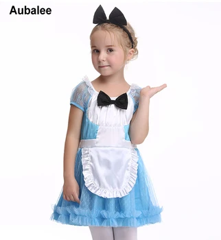 Girls Alice in Wonderland Costume Dress Kids Halloween Costume Maid Cosplay Stage Wear Clothing Child Party Fancy Ball Clothes
Girls Alice in Wonderland Costume Dress Kids Halloween Costume Maid Cosplay Stage Wear Clothing Child Party Fancy Ball Clothes