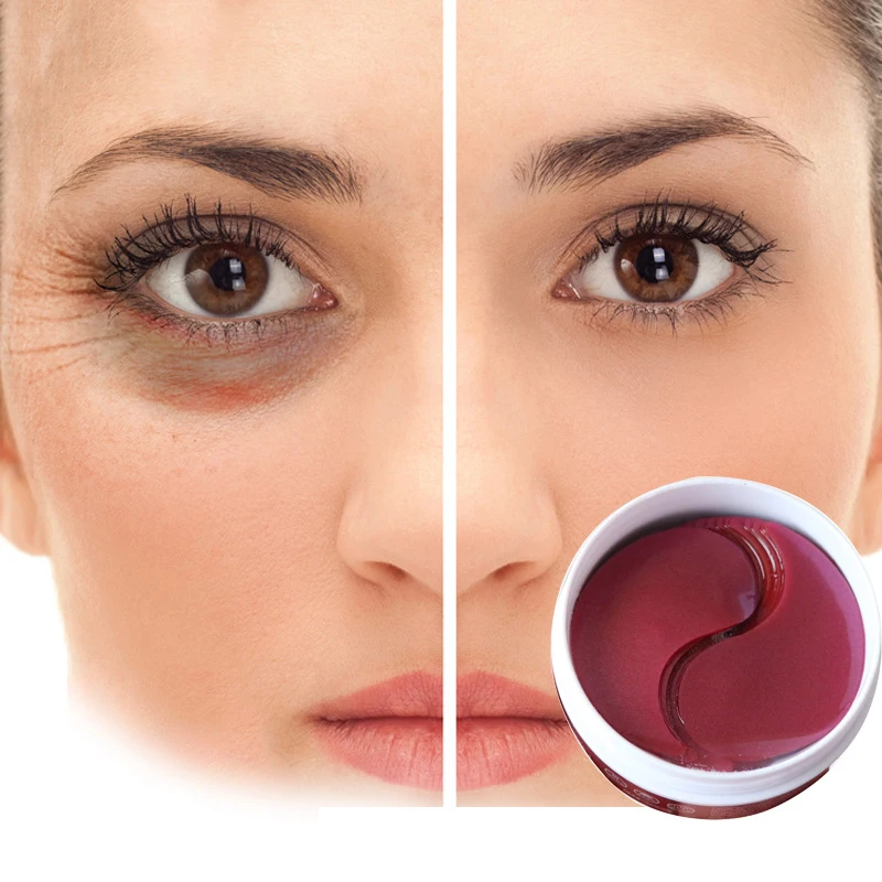 

60pcs Bottle EFERO Anti Wrinkle Collagen Eye Mask Gel Eyes Patches Face Care Pads Anti Eye Bags Puffiness Dark Circles Skin Mask