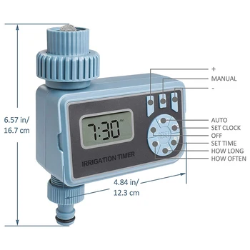Automatic Smart Electronic Watering Timer Irrigation Controller Timer Outdoor Irrigation Digital Timer
Automatic Smart Electronic Watering Timer Irrigation Controller Timer Outdoor Irrigation Digital Timer