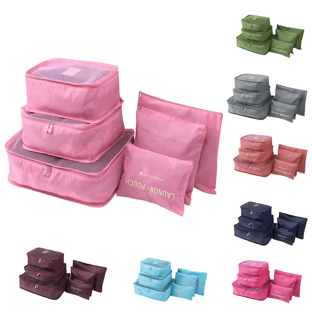 6pcs Travel Set Clothes Laundry Secret Storage Bag closet organizer Packing Luggage Organizer Bag wardrobe organizer
6pcs Travel Set Clothes Laundry Secret Storage Bag closet organizer Packing Luggage Organizer Bag wardrobe organizer