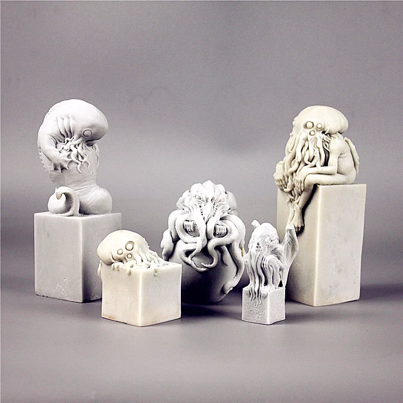 Cthulhu Statue Great Old Ones Cthulhu Mythos Bust The Thinker Resin Art Craft Home Decoration Purely Manual Gift 5 Pcs/set L2762
Cthulhu Statue Great Old Ones Cthulhu Mythos Bust The Thinker Resin Art Craft Home Decoration Purely Manual Gift 5 Pcs/set L2762