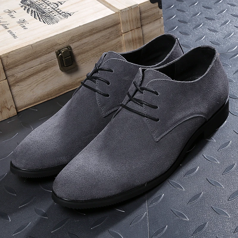 designer suede genuine leather men shoes italian formal male footwear elegant wedding work flats man dress oxford shoes for men (15)
