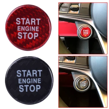 DWCX Car Carbon Fiber Auto Engine Start Stop Push Button Switch Cover Trim Fit for Alfa Romeo Giulia 2017
DWCX Car Carbon Fiber Auto Engine Start Stop Push Button Switch Cover Trim Fit for Alfa Romeo Giulia 2017