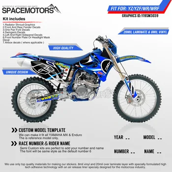 MotoSpace Customized Team Graphics Backgrounds Decals 3M Stickers For YAMAHA YZF250/400/450/426 98-02 03-05 98-02 03-06 039
MotoSpace Customized Team Graphics Backgrounds Decals 3M Stickers For YAMAHA YZF250/400/450/426 98-02 03-05 98-02 03-06 039