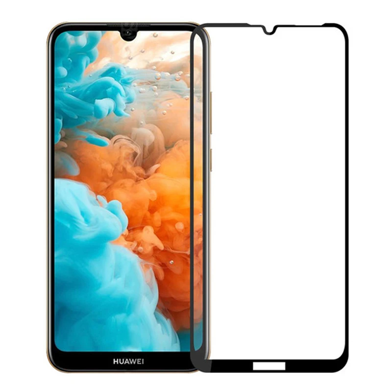 Высокопрочное закаленное 3D стекло для Huawei Y6S полное покрытие 9H Взрывозащищенная