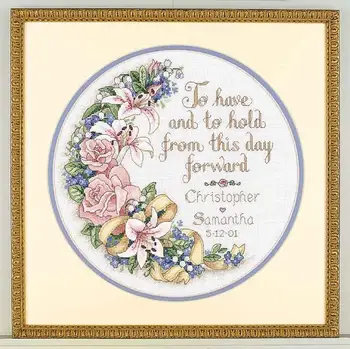 Fishxx Cross Stitch Kits T466 flowers Wedding garland Lily rose paintings on needlework Sets embroidery 100% Egyptian cotton
Fishxx Cross Stitch Kits T466 flowers Wedding garland Lily rose paintings on needlework Sets embroidery 100% Egyptian cotton