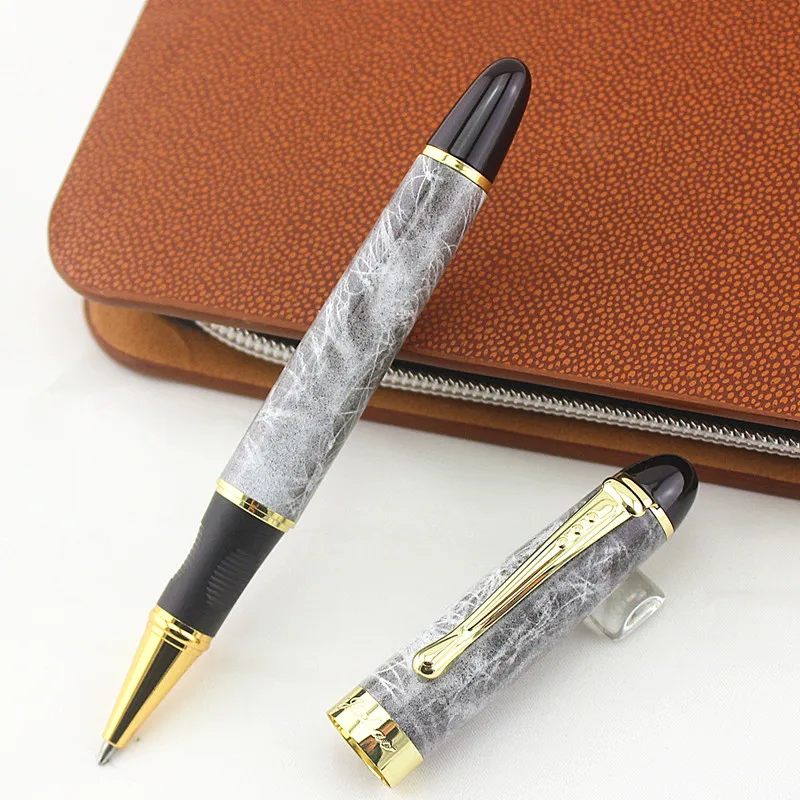 JINHAO 450 Grey Marbled Pattern Golden Clip ballpoint pen Stationery School Office Business Writing Roller Ball Pens Gift box
JINHAO 450 Grey Marbled Pattern Golden Clip ballpoint pen Stationery School Office Business Writing Roller Ball Pens Gift box