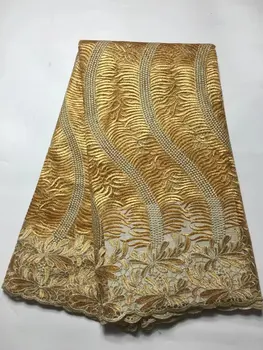 African French Lace Fabric High Quality African Tulle Lace Fabric For Wedding Beaded Yellow French Net Lace Fabric 5yards J5-5
African French Lace Fabric High Quality African Tulle Lace Fabric For Wedding Beaded Yellow French Net Lace Fabric 5yards J5-5