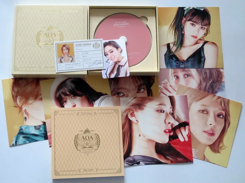 AOA Autographed signed 2016 the first album ANGEL`S KNOCK CD+ photobook +signed poster official korean 012017
AOA Autographed signed 2016 the first album ANGEL`S KNOCK CD+ photobook +signed poster official korean 012017