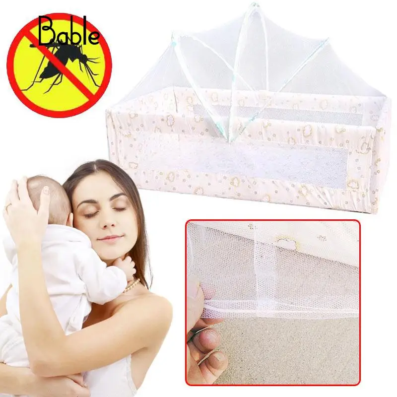 

Baby Bed Tent Infant Canopy Folding Anti Mosquito Net Toddlers Cot Netting Mesh