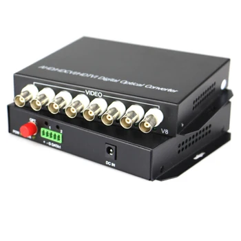 High Quality HD CVI 8 Channel Video Fiber Optical Converters Transmitter Receiver -For 720P 960P AHD CVI TVI HD Cameras CCTV
High Quality HD CVI 8 Channel Video Fiber Optical Converters Transmitter Receiver -For 720P 960P AHD CVI TVI HD Cameras CCTV