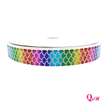 Q&N ribbon 1inch 25mm colorful foil mermaid scale printed grosgrain ribbon for hair tie hair bows 50yds/roll free shipping
Q&N ribbon 1inch 25mm colorful foil mermaid scale printed grosgrain ribbon for hair tie hair bows 50yds/roll free shipping