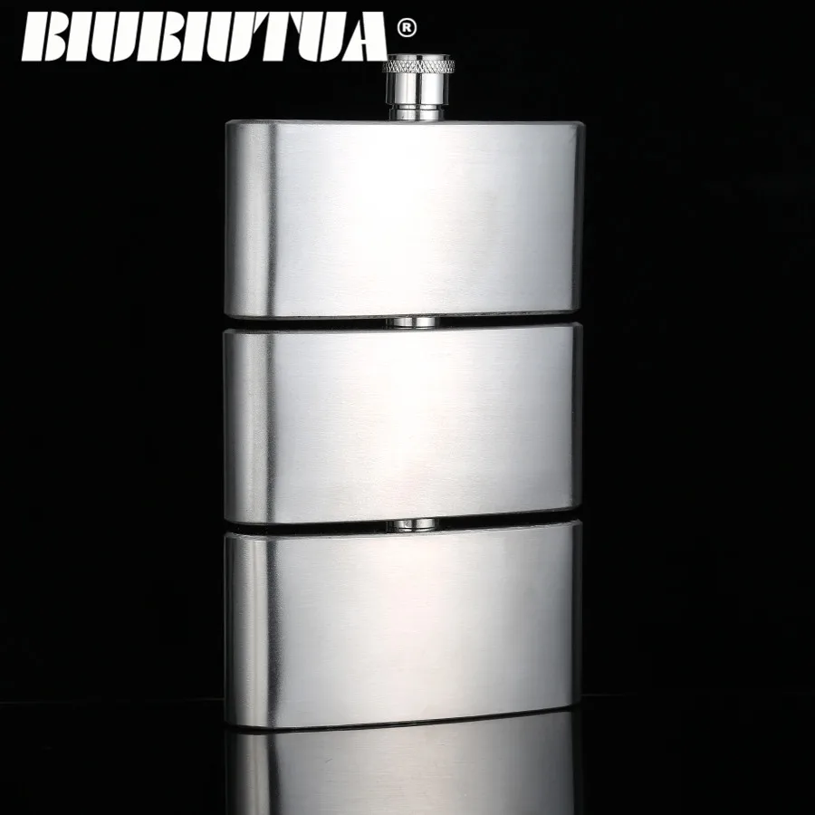BIUBIUTUA 3 in 1 9oz Stainless Steel Whiskey Flasks 2018 New Arrival Removable 3pcs Portable Outdoors Wine Hip Flask
BIUBIUTUA 3 in 1 9oz Stainless Steel Whiskey Flasks 2018 New Arrival Removable 3pcs Portable Outdoors Wine Hip Flask