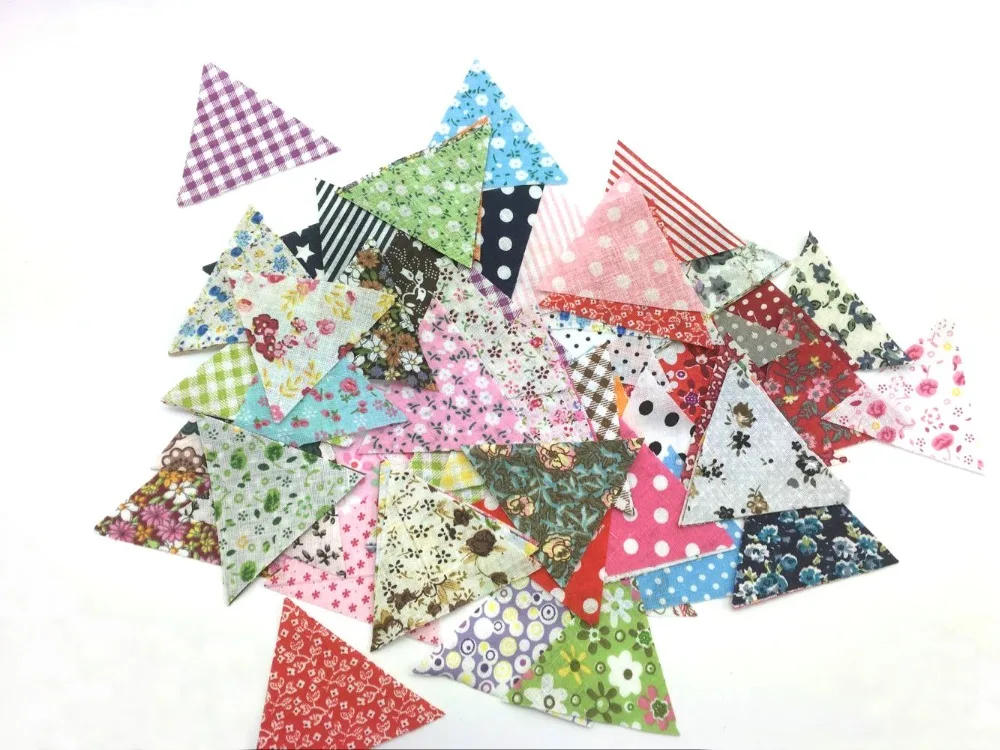 new design 100pcs Mixed Equilateral triangle shape cloth 7 cm length Beautiful Patchwork Fabric Patterns quilting tilda Fabric
new design 100pcs Mixed Equilateral triangle shape cloth 7 cm length Beautiful Patchwork Fabric Patterns quilting tilda Fabric