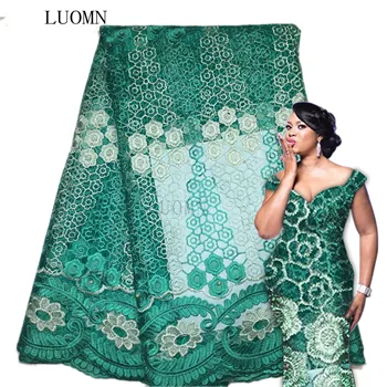French Net Lace Fabric 2019 Latest african guipure lace fabric with stones mesh tulle fabric ZJ019 GREEN
French Net Lace Fabric 2019 Latest african guipure lace fabric with stones mesh tulle fabric ZJ019 GREEN